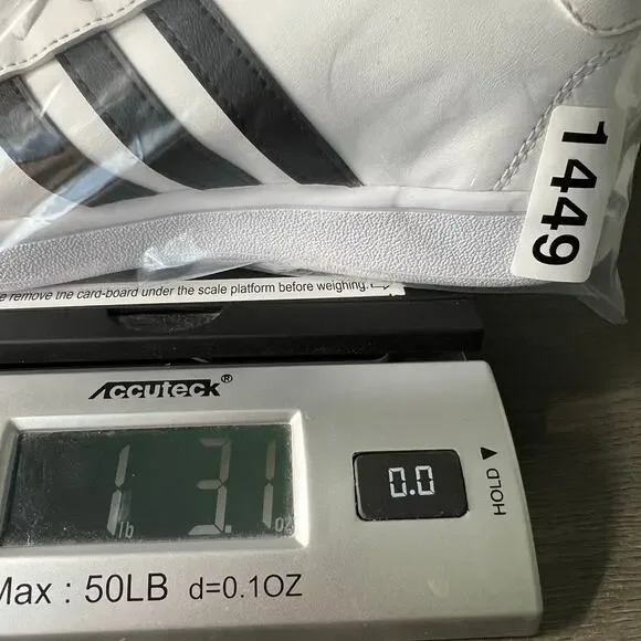 Adidas EF0103 Grand Court White Black Stripes Shoes | US Size 3.5 Women's 5 - Picture 10 of 10